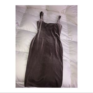 Meshki Velvet Bodycon Mini Dress
